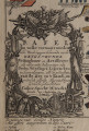 fragment lica - kartusz owalny o ramie zdobionej panopliami przeplecionymi ornamentem zwijanym oraz liśćmi akantu