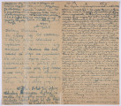 Ujęcie awersu. List 2-kartowy, bifolium. Wszystkie strony zapisane