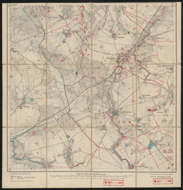 Mapa drukowana 778 Arnhausen I - Ujęcie z przodu; Mapę 778 Arnhausen I opracowano i wydano w 1889, a dodrukowano w 1924 roku. Obejmuje obszar w pobliżu miejscowości Arnhausen, Kreis Belgard, Reg. Bez. Köslin, Prov. Pommern, dziś Lipie, pow. świdwiński, woj. zachodniopomorskie, Polska. Jest jednym z dwóch zachowanych egzemplarzy arkusza przedwojennej mapy topograficznej oznaczonego godłem 778, zawierającym dane o lokalizacji obiektów i ich nazw w zasobie archiwalnym Flurnamen Sammlung. Na drukowanej mapie ręcznie naniesiono warstwę z numeracją obiektów fizjograficznych odnoszących się do miejscowości: Glötzin, dziś Głodzino; Battin, dziś Batyń; Gr., Kl. Rambin, dziś Rąbino, Rąbinko; Ballenberg, dziś Biała Góra; Zwirnitz, dziś Świerznica; Röhlshof, dziś Role; Arnhausen; Passentin, dziś Paszęcin; Retzin, dziś Rzecino; Granzin, dziś Gręzino; Damerow, dziś Dąbrówka; Langen, dziś Łęgi; Jeseritz, dziś Jezierzyce.