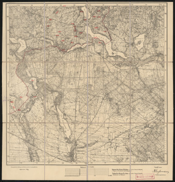 drukowana mapa 699 Flötenstein I - Ujęcie z przodu; Mapę 699 Flötenstein I opracowano i wydano w latach 1929–1930. Obejmuje obszar w pobliżu miejscowości Flötenstein, Kreis Schlochau, Grenzmark Posen-Westpreußen, dziś Koczała, pow. człuchowski, woj. pomorskie, Polska. Jest jedynym zachowanym egzemplarzem arkusza przedwojennej mapy topograficznej oznaczonego godłem 699, zawierającym dane o lokalizacji obiektów i ich nazw w zasobie archiwalnym Flurnamen Sammlung. Na drukowanej mapie ręcznie naniesiono warstwę z numeracją obiektów fizjograficznych odnoszących się do miejscowości: Schwessin, dziś Świeszyno; Reinfeld, dziś Słosinko.