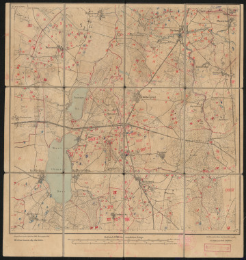 Mapa drukowana - Ujęcie z przodu; Mapę 771 Dobberphul I opracowano w 1886, a wydano w 1888 roku (dane na podstawie drugiego egzemplarza). Obejmuje obszar w pobliżu miejscowości Dobberphul, Kreis Cammin, Reg. Bez. Stettin, Prov. Pommern, dziś Dobropole, pow. kamieński, woj. zachodniopomorskie, Polska. Jest jednym z dwóch zachowanych egzemplarzy arkusza przedwojennej mapy topograficznej oznaczonego godłem 771, zawierającym dane o lokalizacji obiektów i ich nazw w zasobie archiwalnym Flurnamen Sammlung. Na drukowanej mapie ręcznie naniesiono warstwę z numeracją obiektów fizjograficznych odnoszących się do miejscowości: Reckow, dziś Rekowo; Büssenthin, dziś Buszęcin; Görke, dziś Górki; Plastichow, dziś Płastkowo; Emilienhof, dziś Borzysław; Dobberphul; Alt, Neu Tessin, dziś Troszyn, Troszynek; Parlow, dziś Parłowo; Stregow, dziś Strzegowo; Gr., Kl. Weckow, dziś Wiejkowo, Wiejkówko; Martenthin, dziś Mierzęcin; Trebenow, dziś Trzebianowo; Wustermitz, dziś Ostromice; Bresow, dziś Brzozowo.