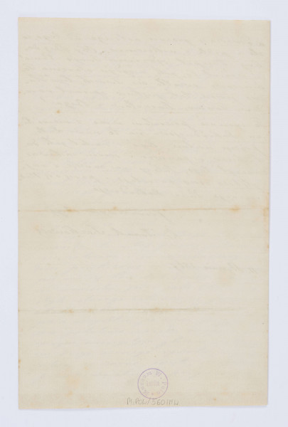 List ks. Issaka Isakowicza do Wincentego Pola z 11.01.1867 r. sporządzony na trzech stronach. Pisany czarnym atramentem, pismo czytelne, pochylone na prawo. List kończy się w połowie trzeciej strony.