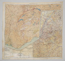 M/1926/ML - Mapa przedstawiająca rejon Europy Zachodniej - tereny wschodniej Francji, Belgii, Holandii oraz zachodnich Niemiec. Będąca na wyposażeniu lotników i szpiegów alianckich podczas II wojny światowej. Stan bardzo dobry. 