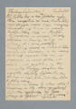 List na karcie pocztowej pisany na pustej części karty i na części przy danych pocztowych. Na rewersie nadrukowany znaczek pocztowy, okrągła pieczątka z datą nadania i fragment prostokątnej pieczątki przy krawędzi karty; nadruki - m.in. „POLSKA – POLOGNE | KARTKA POCZTOWA – CARTE POSTALE”.
Z treści: Kochany Tadziulku! | Od kilku dni u nas też fatalna mgła, która szczególnie na mnie działa bardzo przygnębiająco, wobec czego muszę dziś rozweselić się kinie na wesołej komedji, którą dają w Rialto „3j panowie na śniegu”. […]