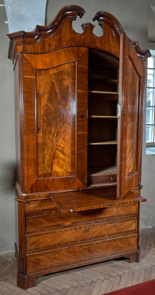 Sekretera kredensowa dwuczęściowa oryg.