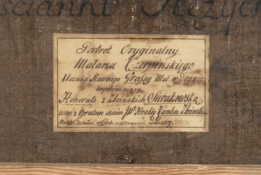 Portret dzieci Zboińskich - Karola i Honoraty malarswo oryg.