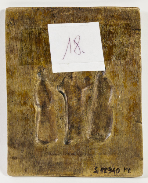 ikona Sobór Ojców Kościoła stojących w całej postaci, odzianych w szaty biskupie, w górnej części Mandylion z obliczem Zbawiciela; inskrypcje cyrylickie opisujące postacie i przedstawienie(Wiele wartości)